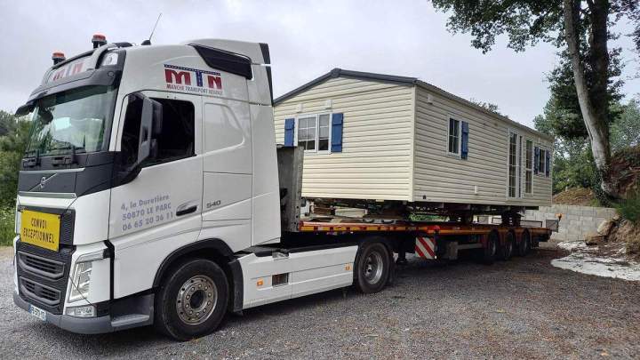 Transport de mobil-homes, Rennes